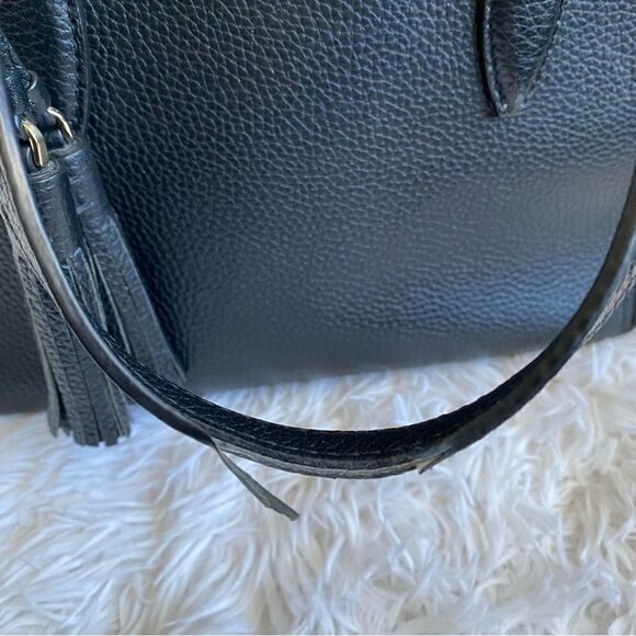 Kate Spade New York Black Leather Rowe Small Top Zip Satchel - Picture 2 of 11